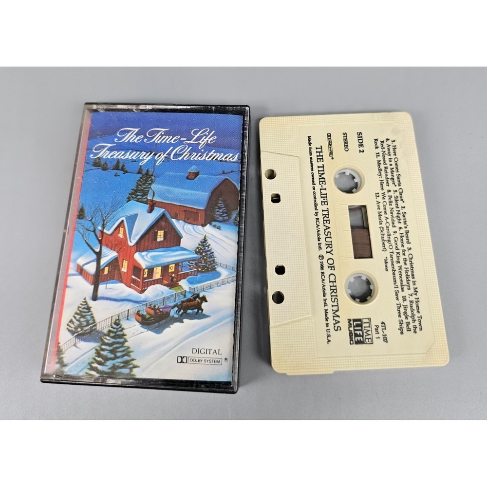 The Time-Life Treasury of Christmas Part 2 Cassette Tape 1986